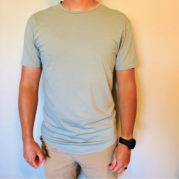 Bylt Basics Green Lux Short Sleeve Tee Medium - Picture 1 of 11